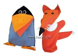 Bábkészlet - Róka és a holló