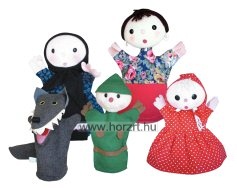 Bábkészlet - Piroska és a farkas