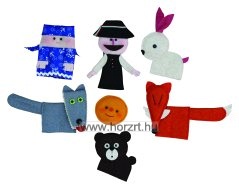 Bábkészlet<br>Állatok 1 - felnőtt kézre