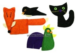 Ujjbábkészlet - Az aranytarajos kiskakas