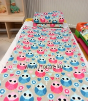 Polár takaró - baglyos, 90x140 cm