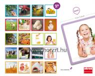 Lili szék, ovis méret, 30 cm magas, natúr, rakásolható