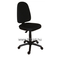 Főnöki szövetes forgószék, fekete-szürke