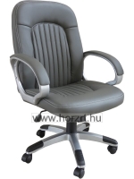 Főnöki bőrfotel - szürke