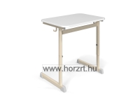 Óvodai téglalap asztal, 120x67x58 cm - juhar asztallap-kék élzárással