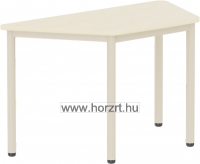 Emese juhar trapéz asztal- bézs lábbal 52 cm