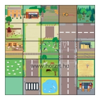 Bee-Bot Átlátszó<br>Kockás Tálca (4 x 6)