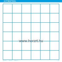 Bee-Bot Gyakorlópálya, négyzetrácsos, 100x100 cm