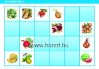 Bee-Bot Gyakorlópálya, Zöldségek