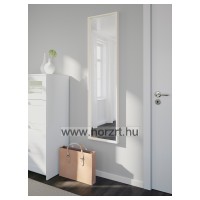 Keretes tükör, biztonsági fóliával 40x150 cm, fehér