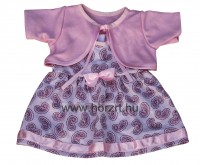 Babaruha - Báli ruha boleróval - 37-50 cm-es babákra