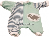 Babaruha - Szőrmés kabát csizmával, lányos, 37-50 cm-es babákra