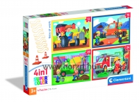 Puzzle 4 az 1-ben -<br>Szorgos munkások