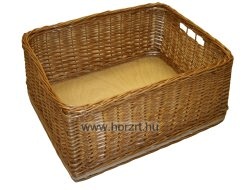 Műanyag tálca - alacsony - Sárga