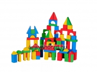 100 db-os színes építőkocka