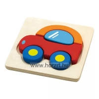 Magasított puzzle - autó 24 hó+