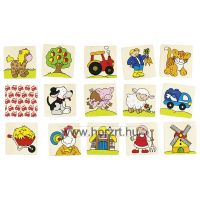 Clemmy – 10 db Puha Kocka Elefántos Tárolóval 10 hó+