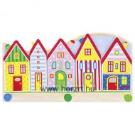 Ajtó -kicsi Komfort gyermeköltözőhöz, 23,9x25,6 cm - íves, pasztellzöld