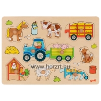 Farm állatok - vidéki élet, munkagépek