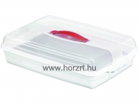 Hőálló üvegedény + fedő 1 l