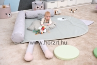 Impregnált Abrosz - Zöldkockás, 80x140 cm