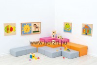 Állatos ülőpárna és puff - katica