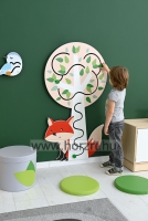 Fejlesztő tábla letörölhető filccel - Nagybetűk