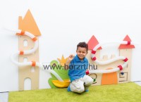 Ajtó -kicsi Komfort gyermeköltözőhöz, 23,9x25,6 cm - íves, fehér