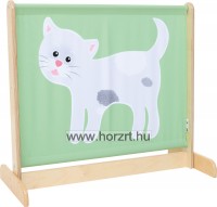 Mintás Térelválasztó panel - cica