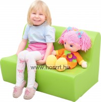 Szivacs kanapé, üm.: 20 cm, narancs