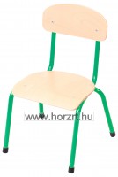Csővázas gyerekszék 26 cm-es ülésmagassággal - zöld