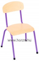 Csővázas gyerekszék 31 cm-es ülésmagassággal - lila