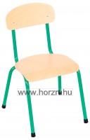 Csővázas gyerekszék 31 cm-es ülésmagassággal - zöld