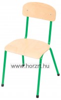 Csővázas gyerekszék 35 cm-es ülésmagassággal - zöld