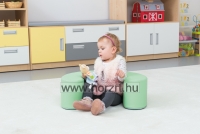 Fali fogas - 5 db kétágú akasztóval, 10 személyes - zöld