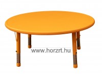 Trapéz asztal, állítható asztallábbal<br>112x53 cm<br>52-58 cm-es asztallábbal