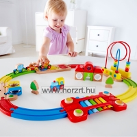 Hape Szivárvány zenélő vonatpálya - 18 hó+