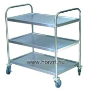 Ételszállító kocsi, 2 polcos