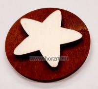 Esernyő fa öntapadós korongos jel