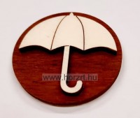 Kifli fa öntapadós korongos jel