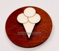 Műanyag tálca - közepes - Sárga