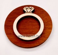 Hold fa öntapadós korongos jel