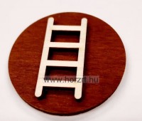 Perec fa öntapadós korongos jel