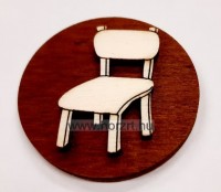 Ceruza fa öntapadós korongos jel