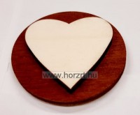 Létra fa öntapadós korongos jel