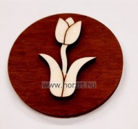 Csengő fa öntapadós korongos jel