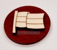 Csengő fa öntapadós korongos jel