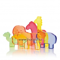 Átlátszó vadállatok készlete 6 darabos