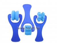 Dekorgumi csillogós lapok 10 db-os készlet, vegyes színekben, A4