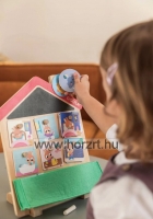 Kutya fa öntapadós korongos jel